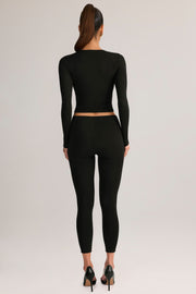 Oh Polly Roux legging court noir modal 7/8