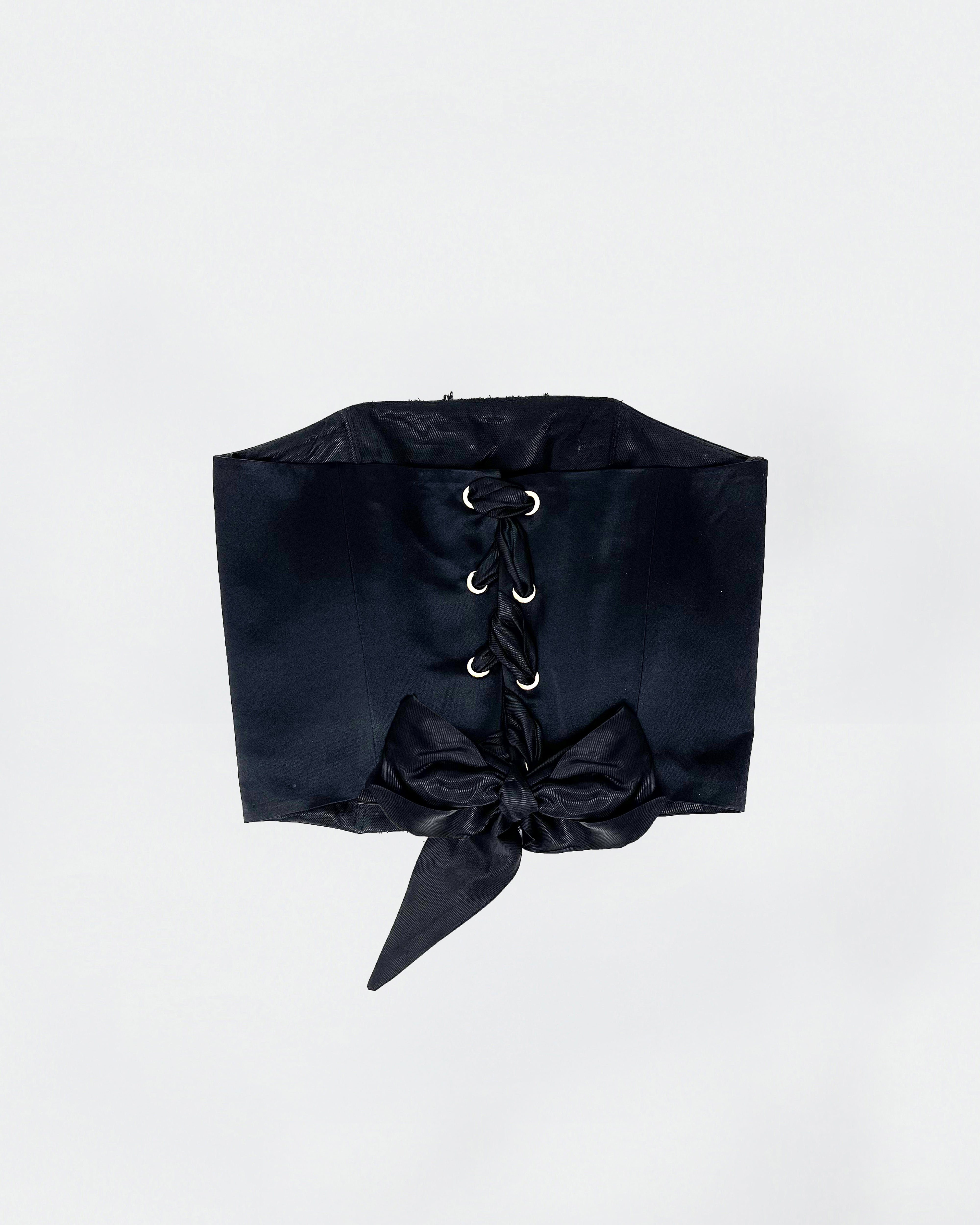 The Ethiquette Narcisse Bustier satin taille XS