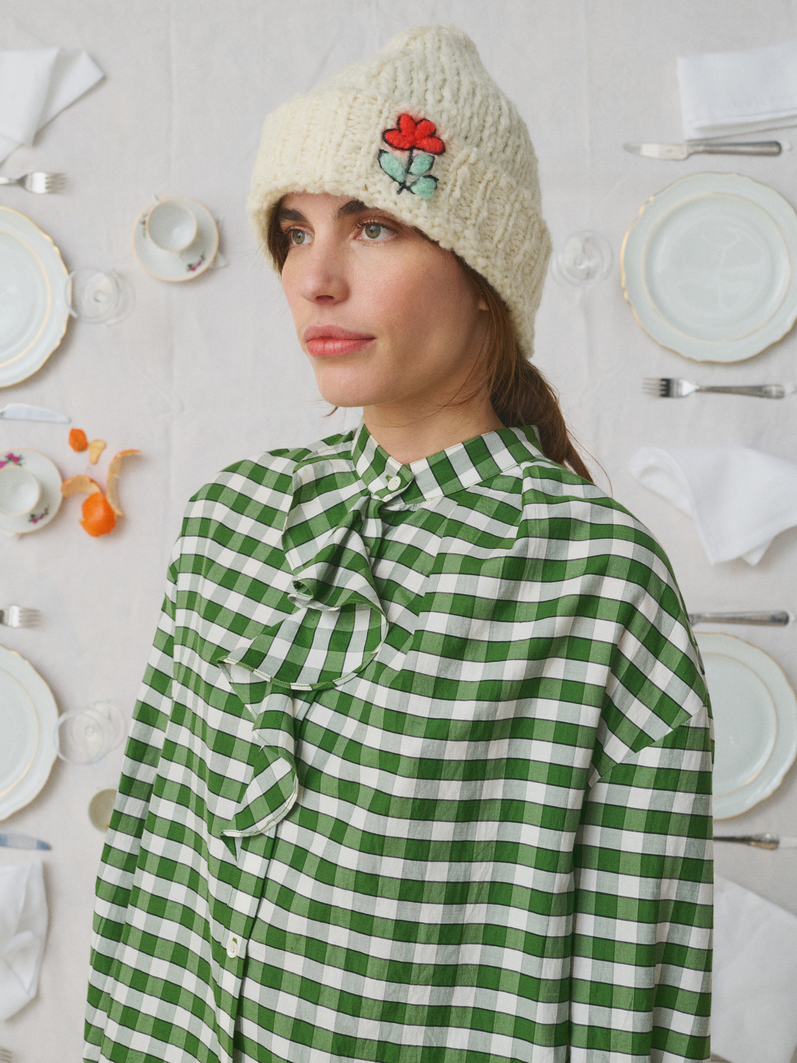 MII Mii à table Bonnet Alpaga bonnet cachemire TU