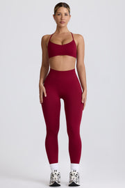 Oh Polly Super Sculpt BT2006 legging rouge cherry gainant