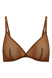 Oh Polly Intimates soutien-gorge triangle chestnut sans armature