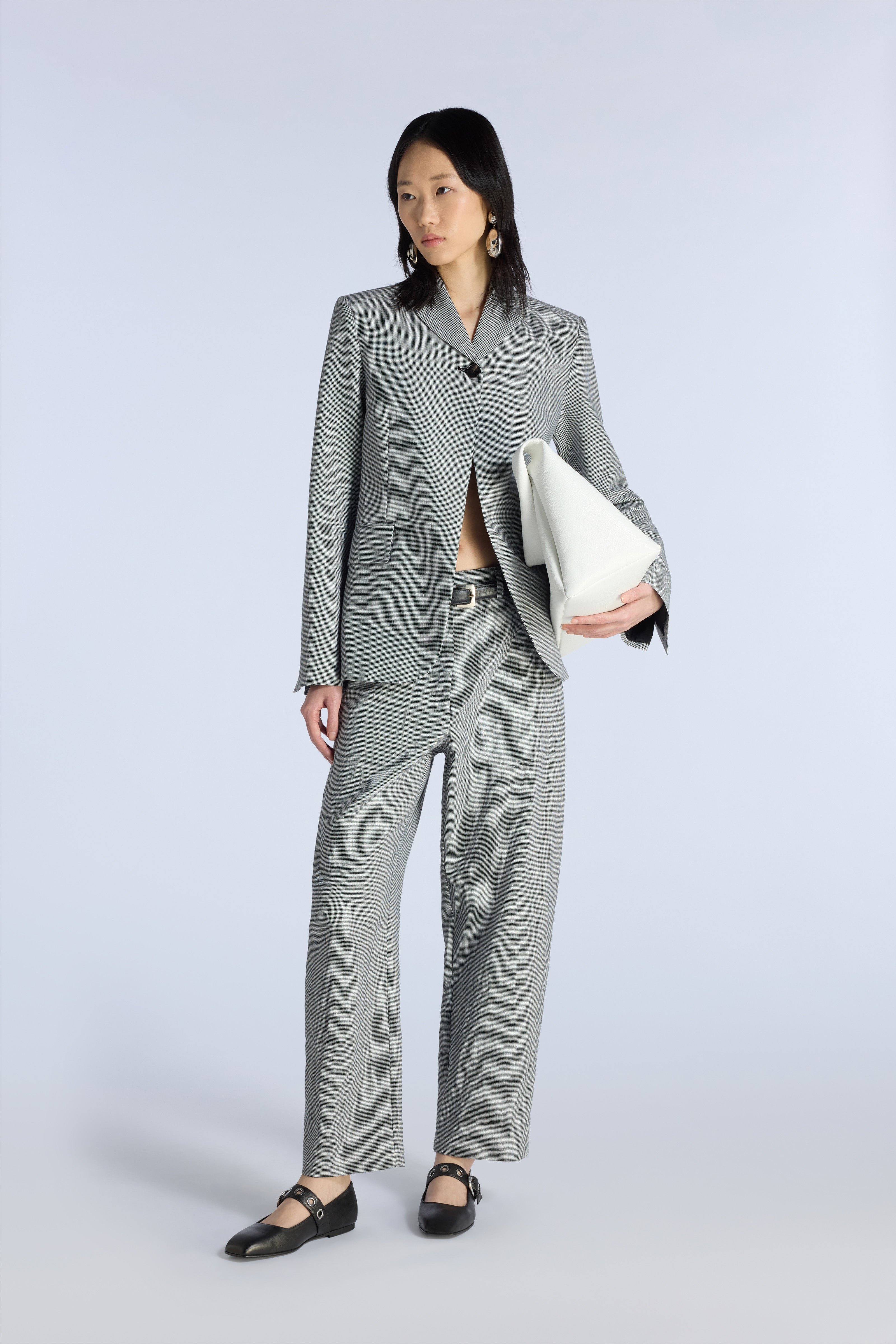 Liviana Conti Joshua blazer pied-de-poule noir 42