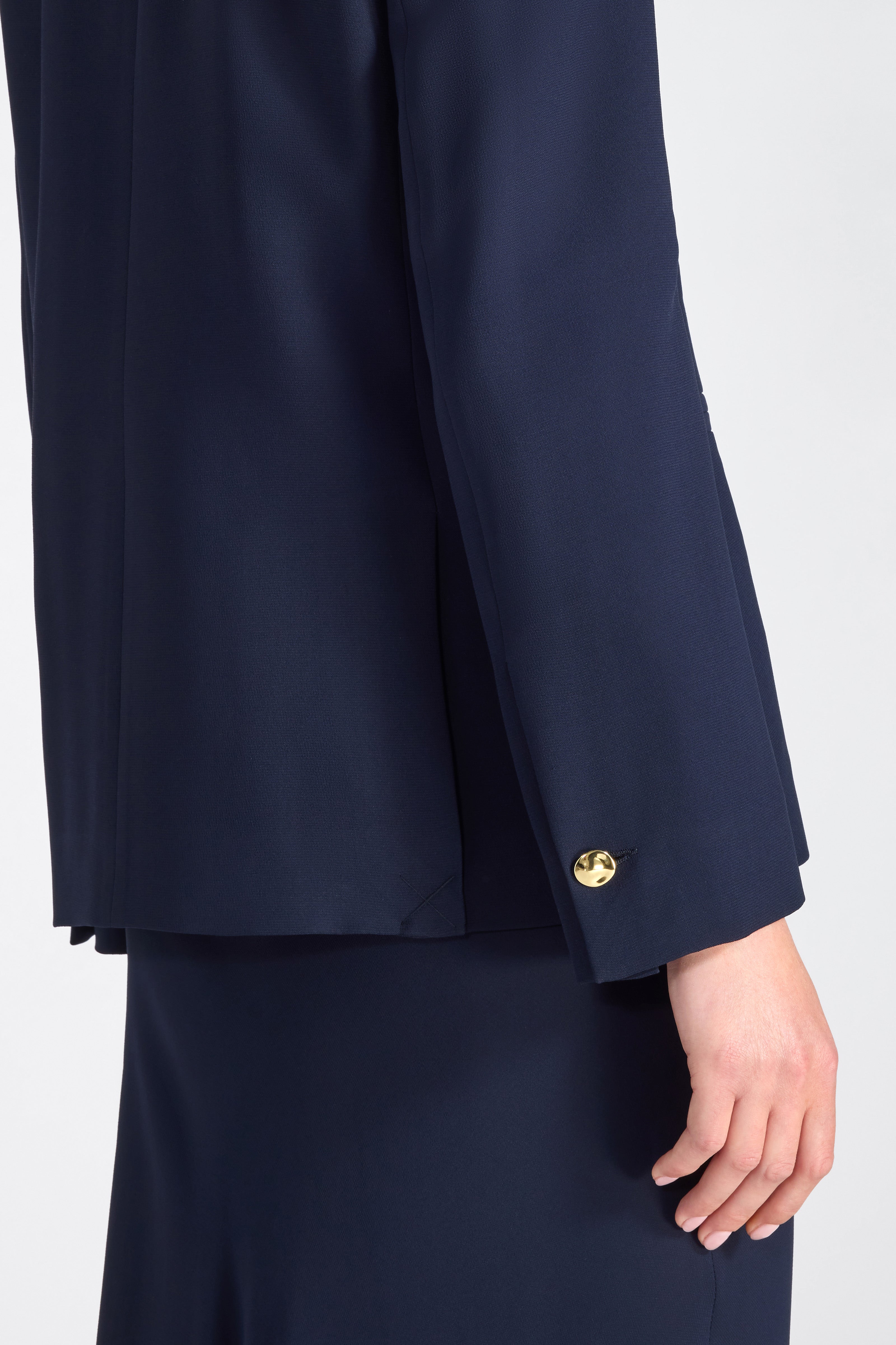 Liviana Conti Roger Blazer Femme Double Boutonnage Nuit