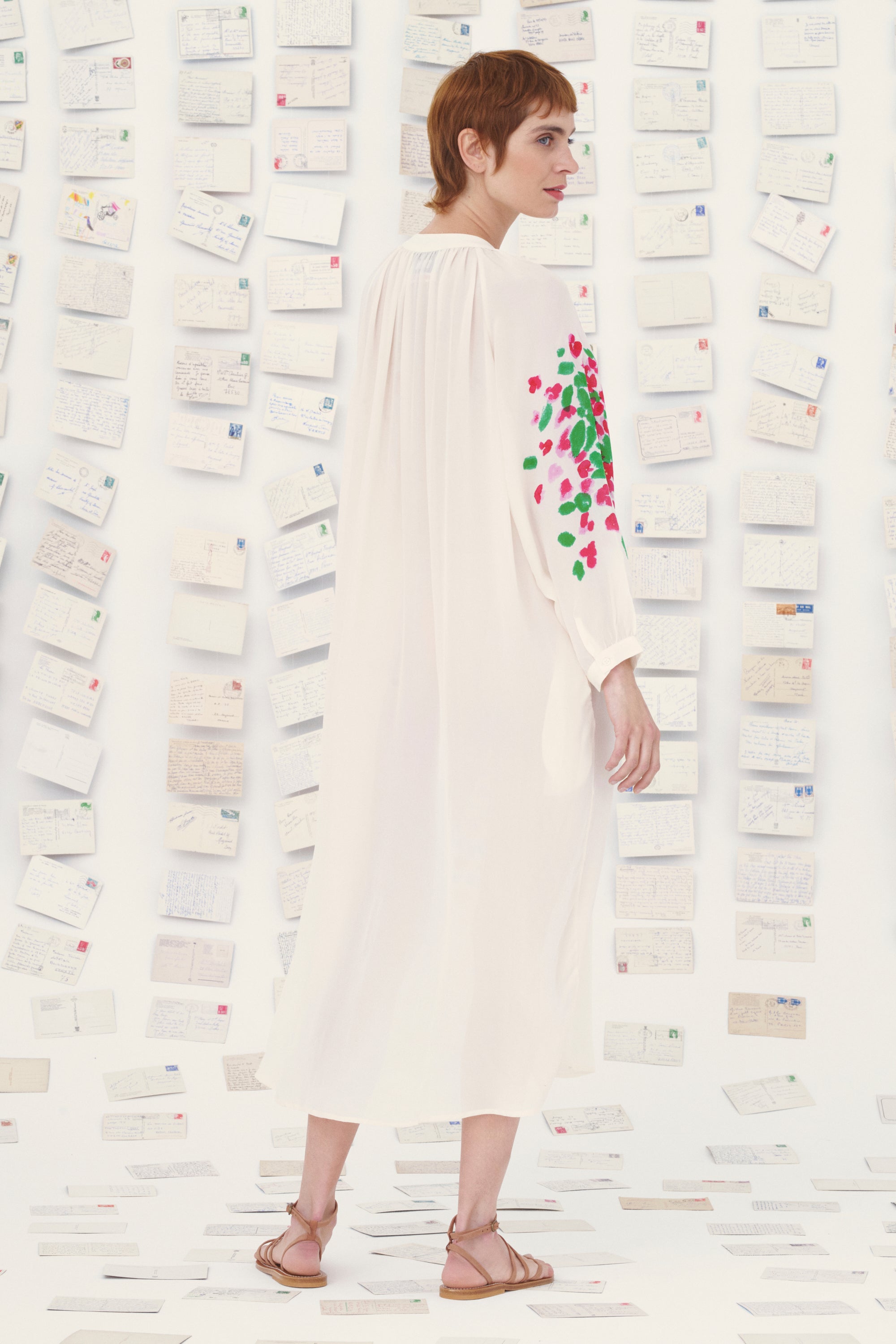 MII Carte Postale Robe Itake Cyclades robe soie XS-XL