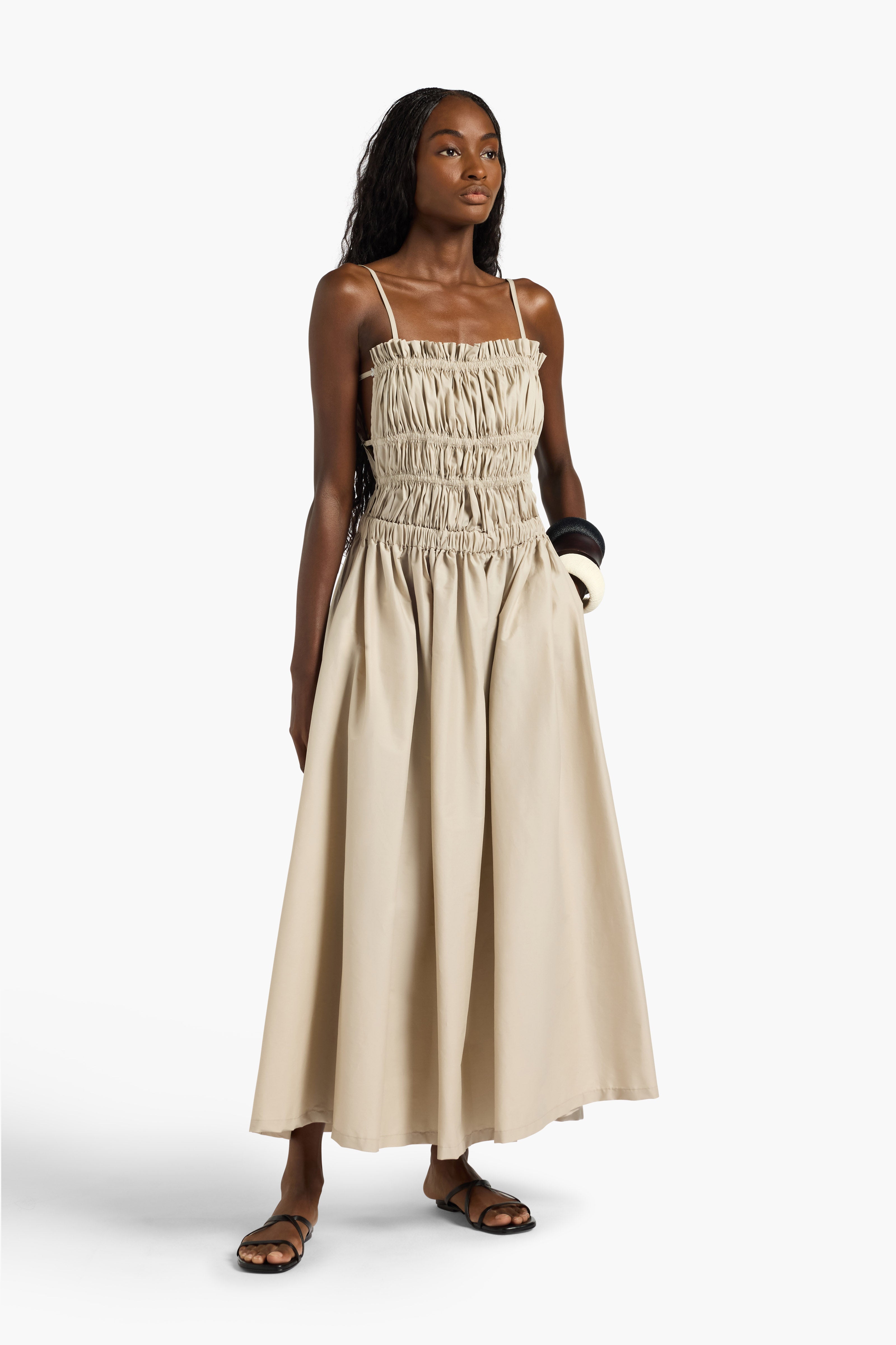 Liviana Conti Shannon robe longue duna évasée