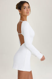 Oh Polly Mavisa 10262 robe mini blanche ajourée