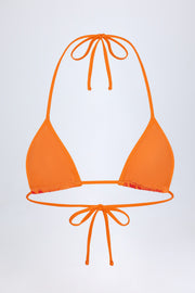 Oh Polly Swim Paita haut bikini triangle orange orchid