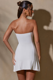 Oh Polly Brielle 5842 robe mini bandeau blanche bodycon