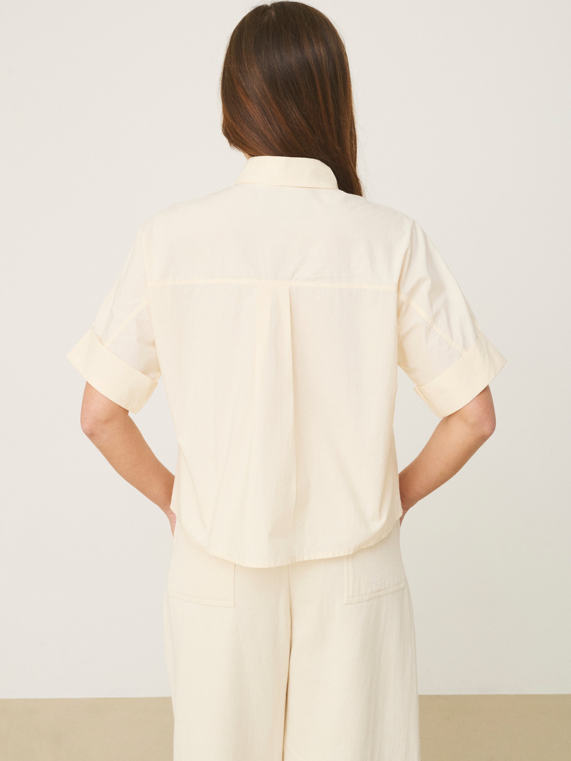 Mii Chemise Alba Marguerite chemisier brodé main