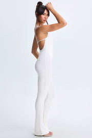 Oh Polly Jumpsuits 9921 combinaison blanche dos nu modal