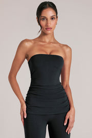 Oh Polly Lumi top bandeau noir long modal