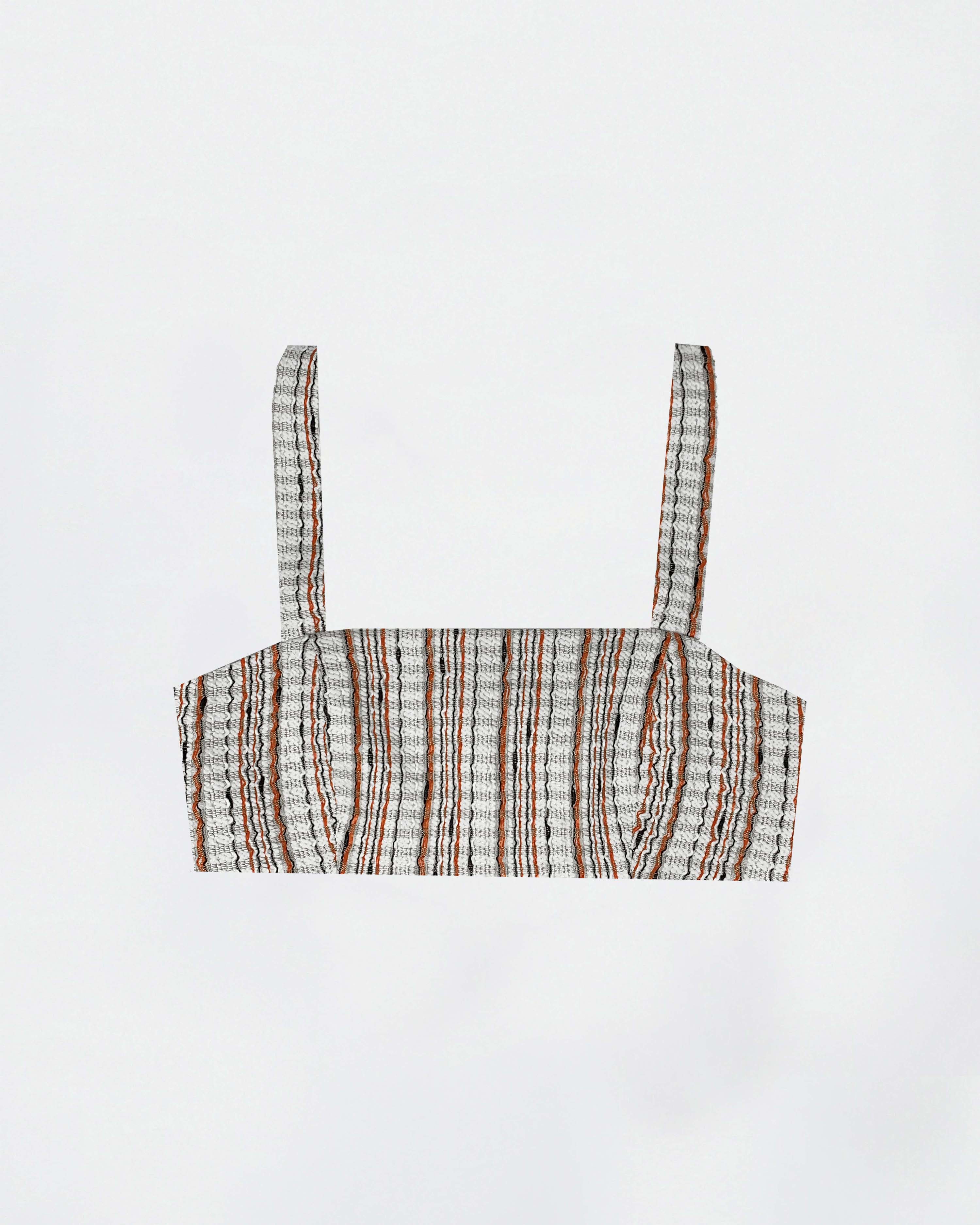 The Ethiquette Hemera Crop Top court tweed ensemble