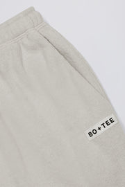 Oh Polly BT2292 jogging large gris clair coton