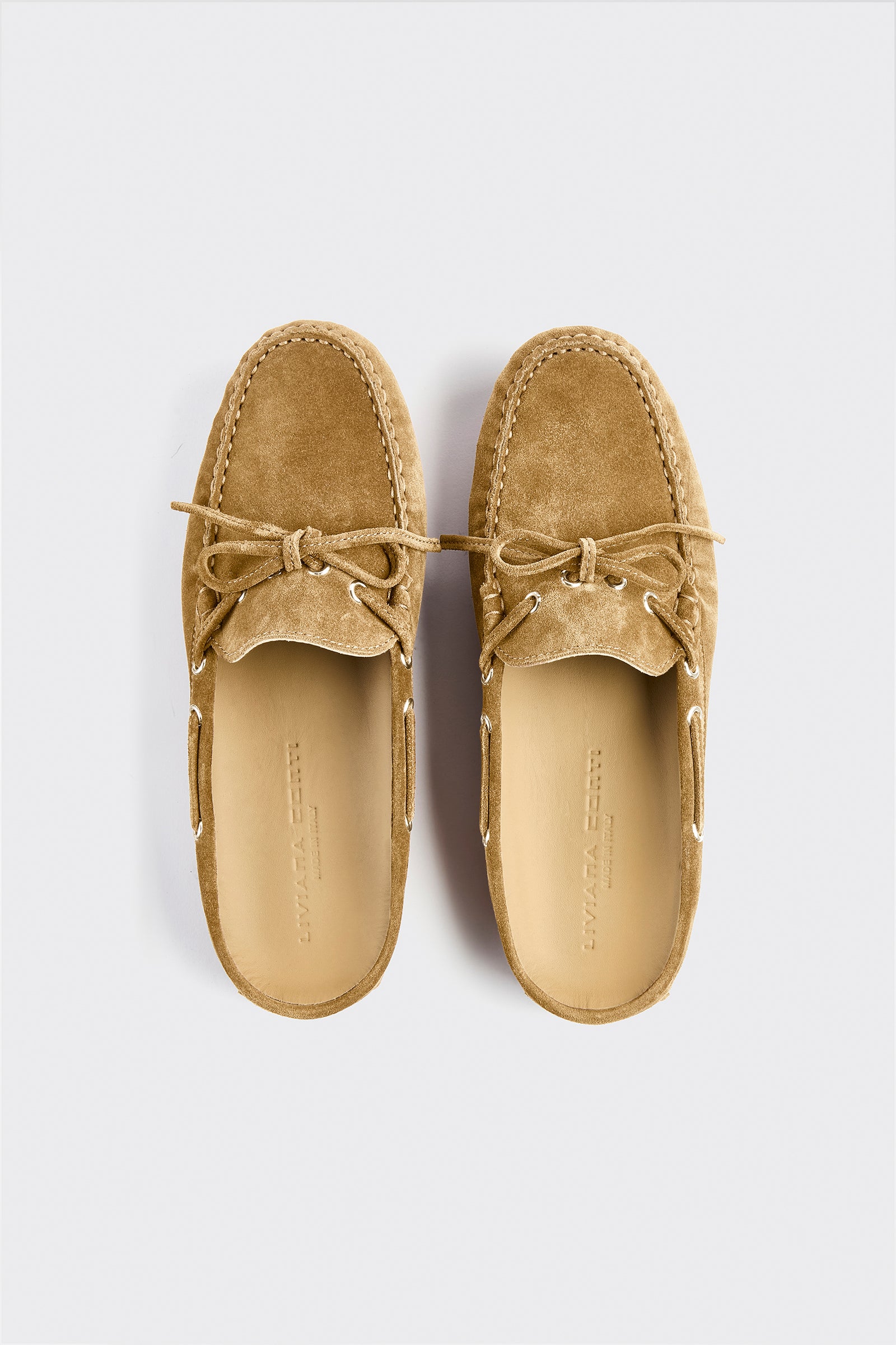 Liviana Conti Reed mules cuir suède brandy pointure 38