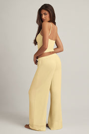 Oh Polly Ivelle pantalon pyjama jaune pastel modal