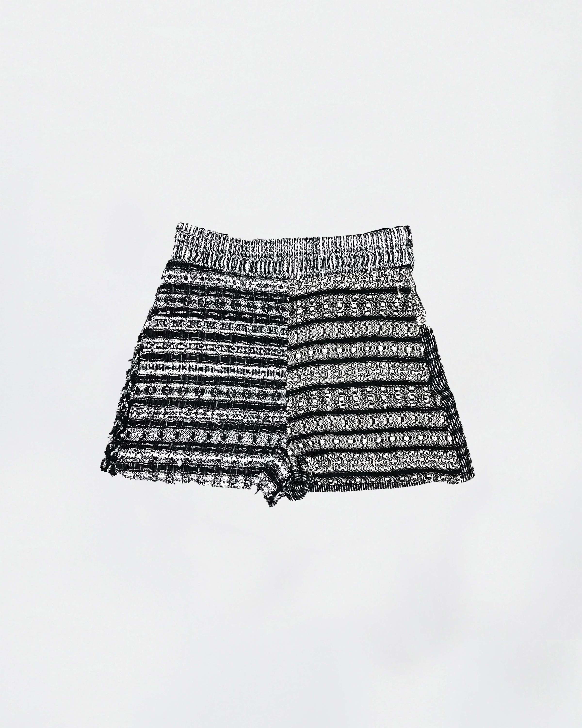 The Ethiquette Shorts Mayka Short Tweed Patchwork XS 34