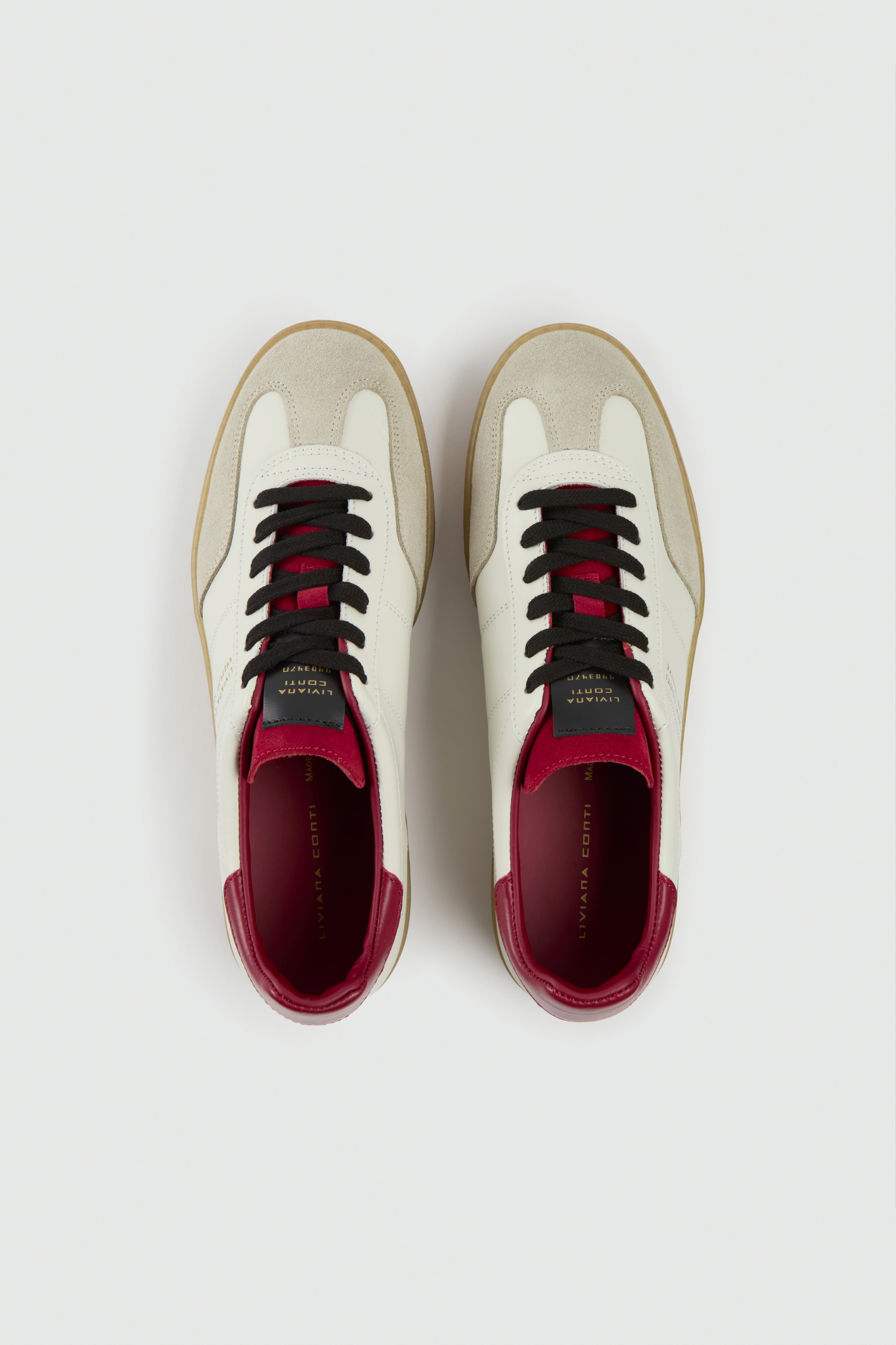 Liviana Conti Delia sneakers cuir pomice
