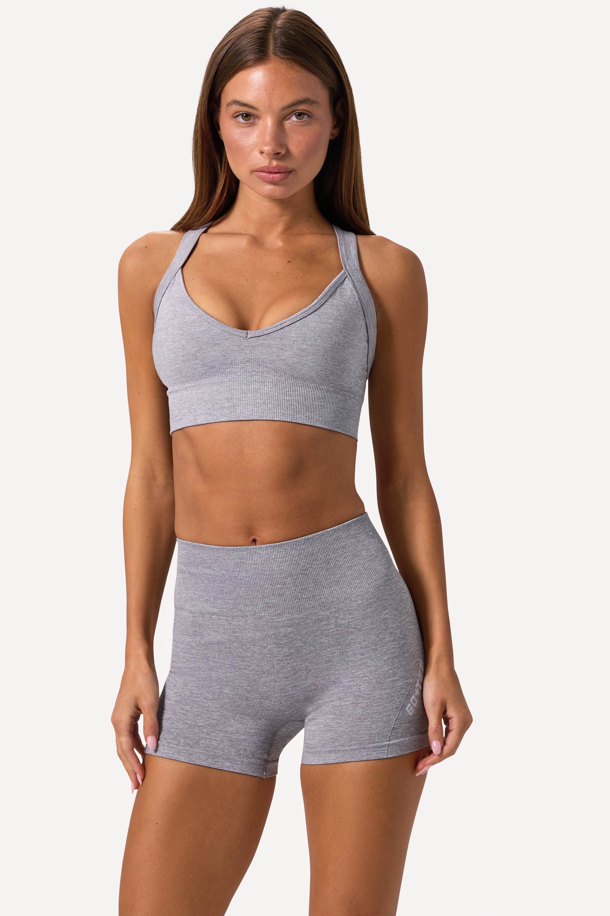 Oh Polly Super Sculpt BT2472 brassière grise chinée sans couture