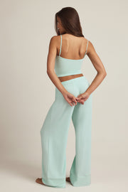 Oh Polly Ivelle 14332 Pantalon Pyjama Menthe Large Modal