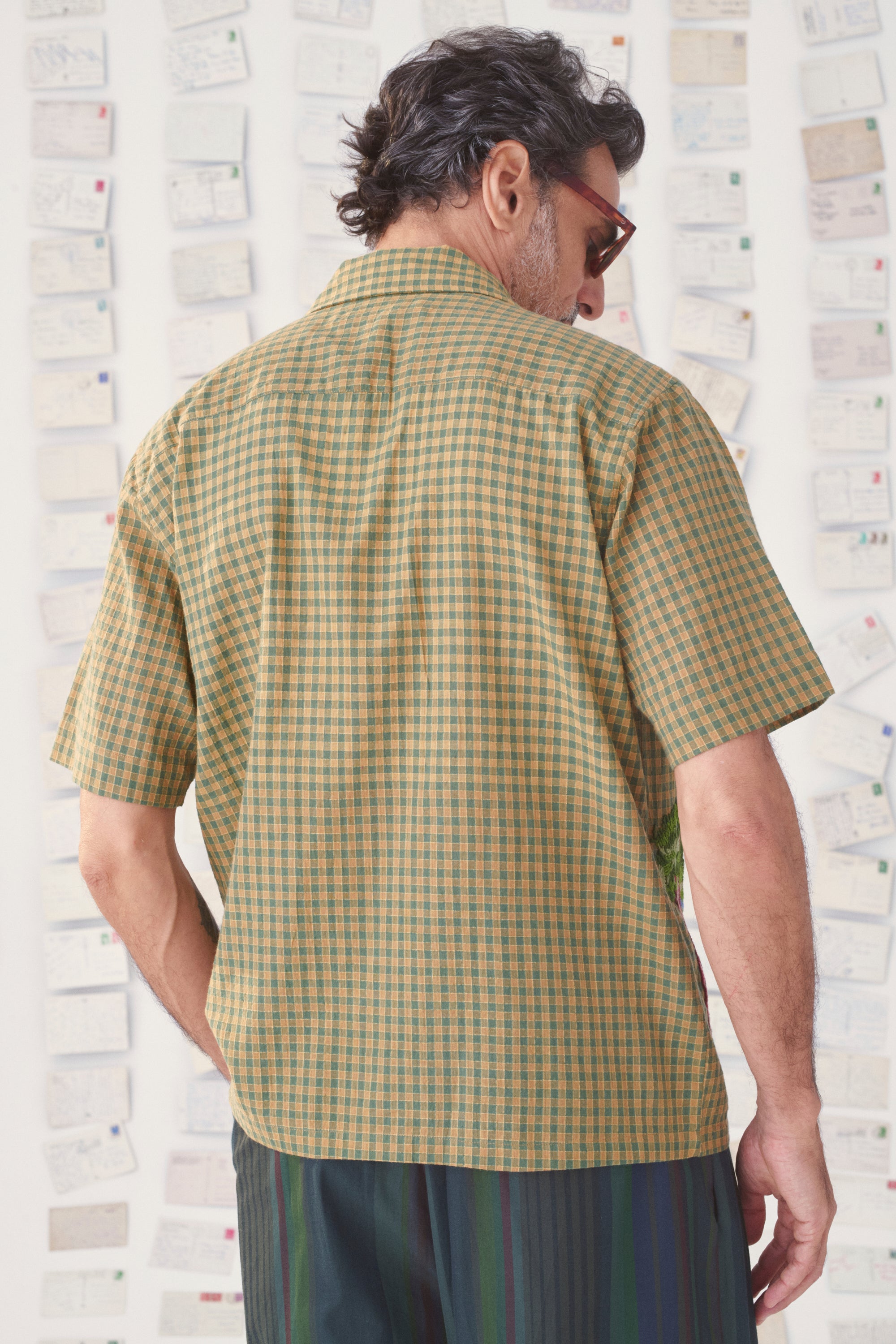 MII Subha La Provence chemise coton brodée homme