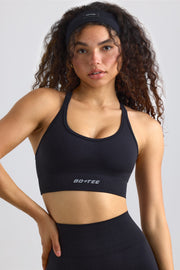 Oh Polly Define Luxe brassière sport noire maintien fort