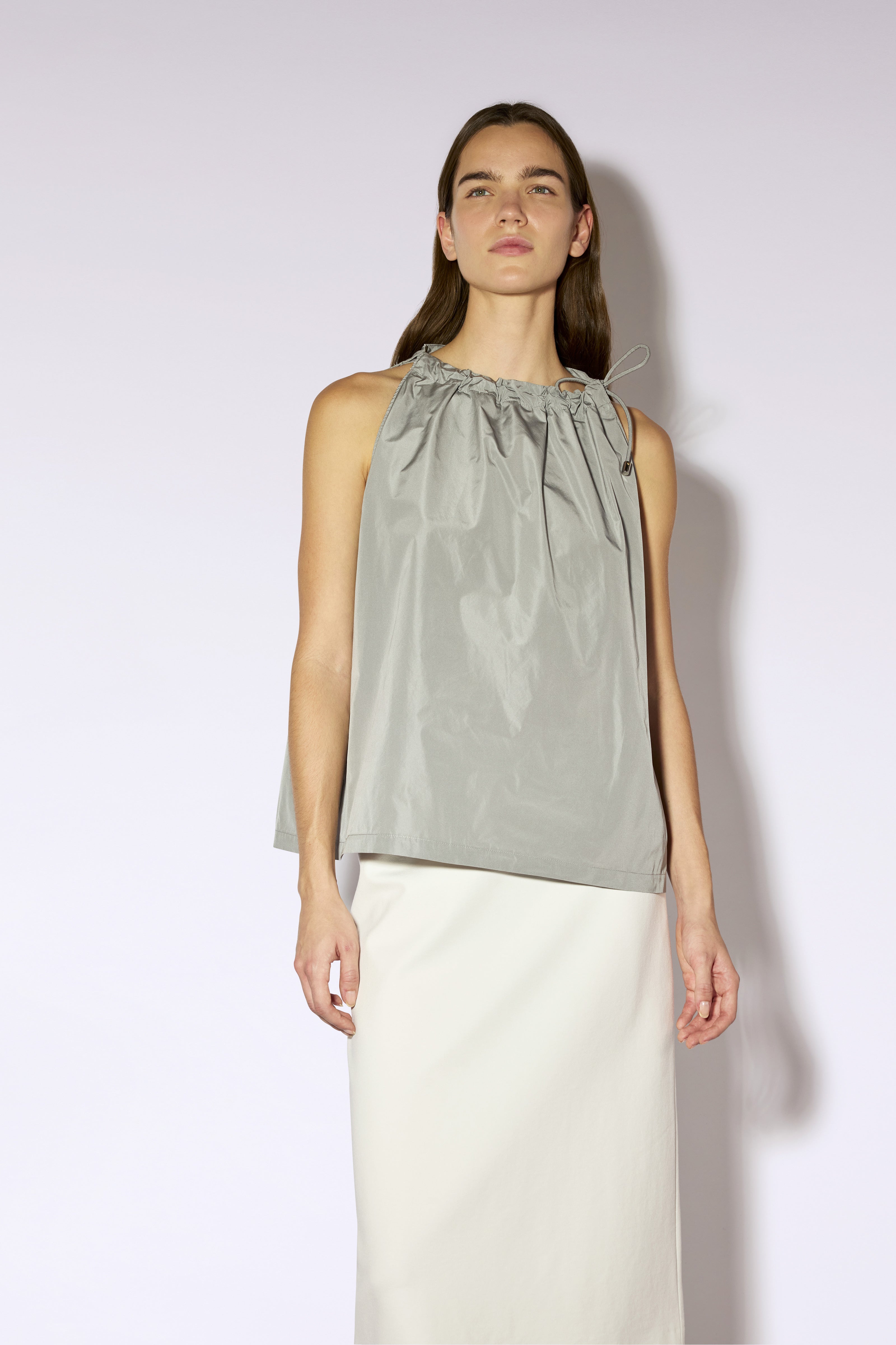 Liviana Conti Top Lea top sans manches acier 38 taffetas