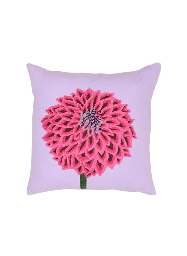 MII Les Iconiques Housse coussin Dahlia lin 45x45
