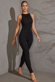 Oh Polly Vida combinaison noire moulante racer