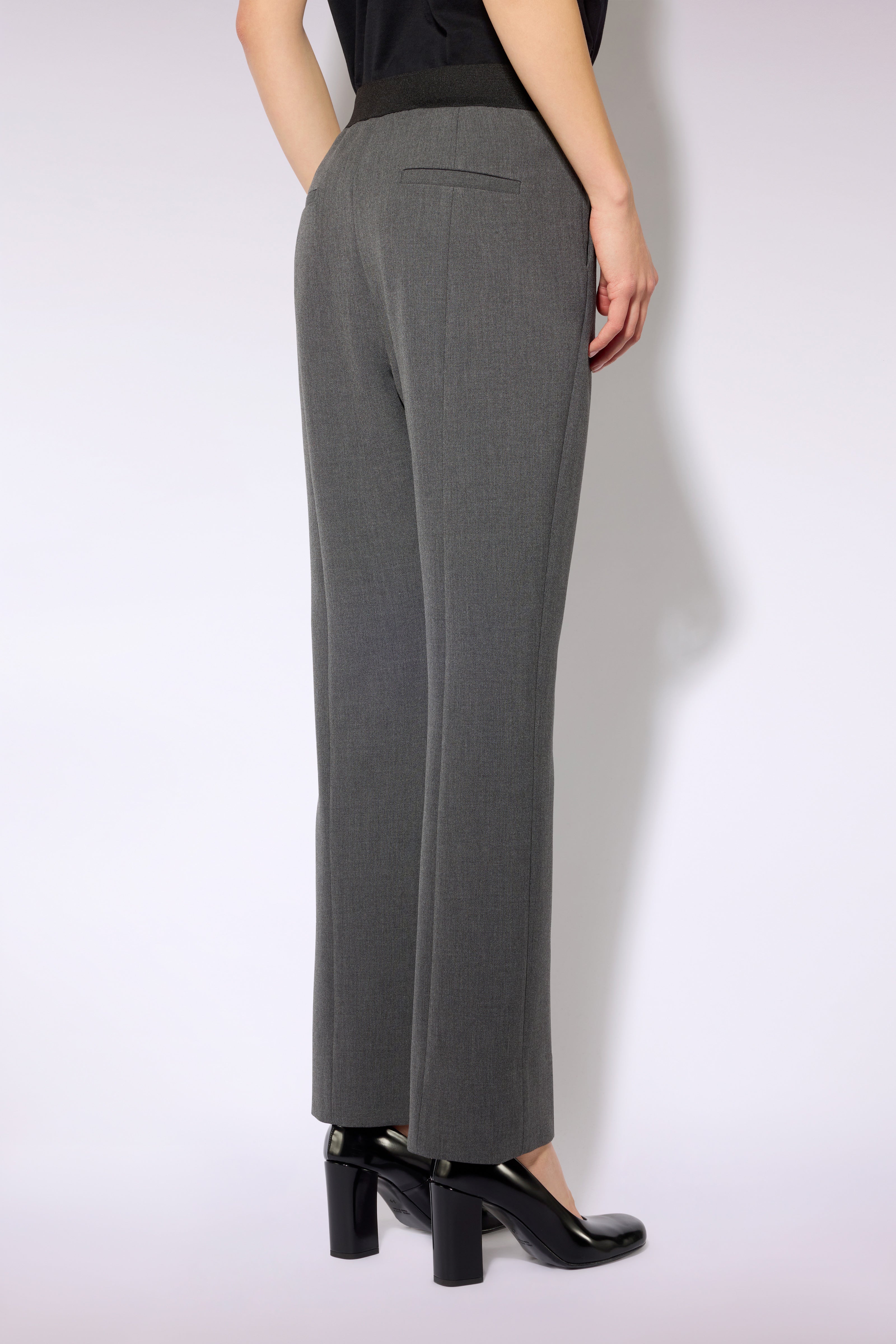 Liviana Conti Zack pantalon femme gris classique taille 38-48