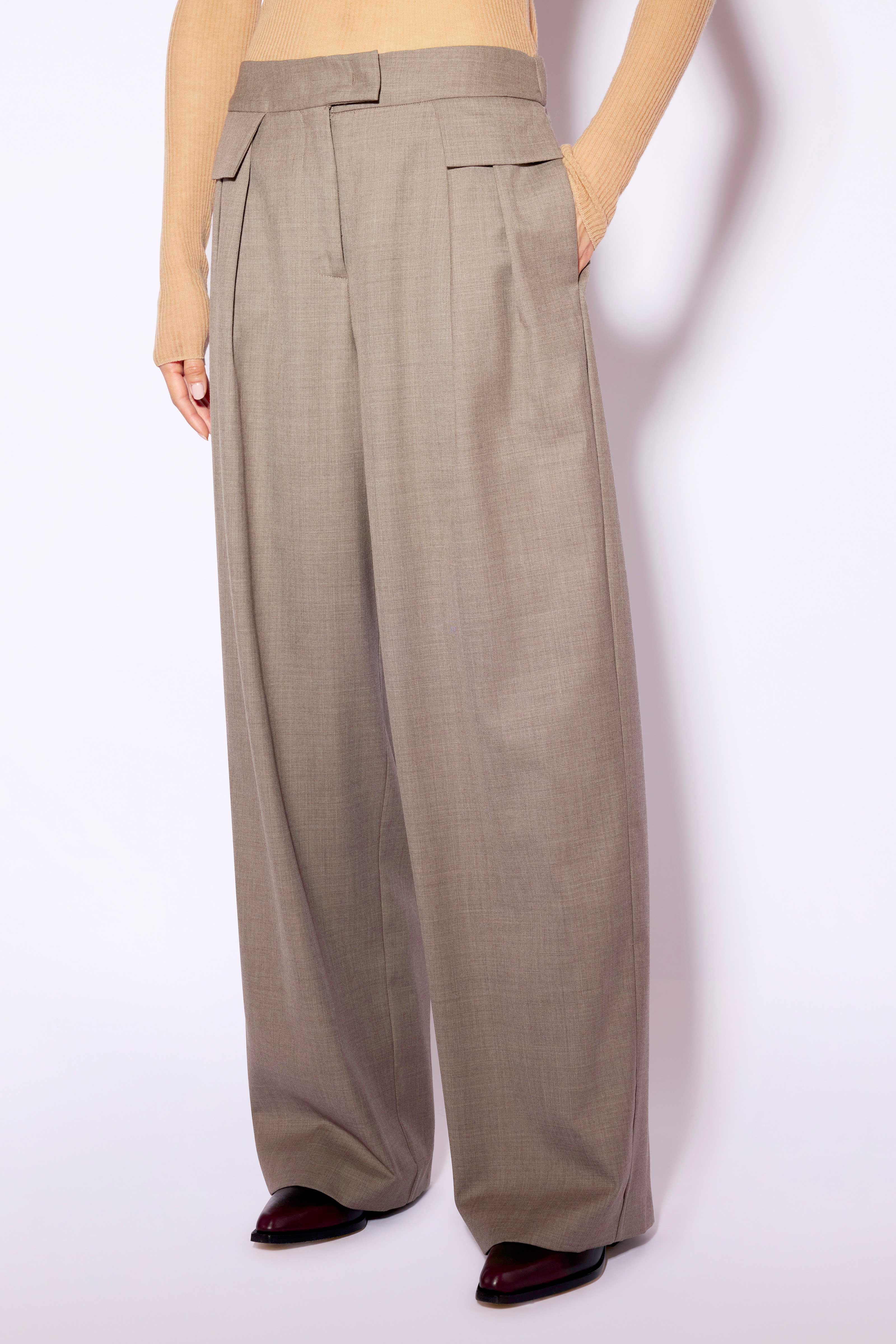 Liviana Conti Harold pantalon palazzo laine
