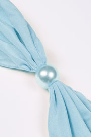 Oh Polly Mana haut de bikini Sky sweetheart perles brillant