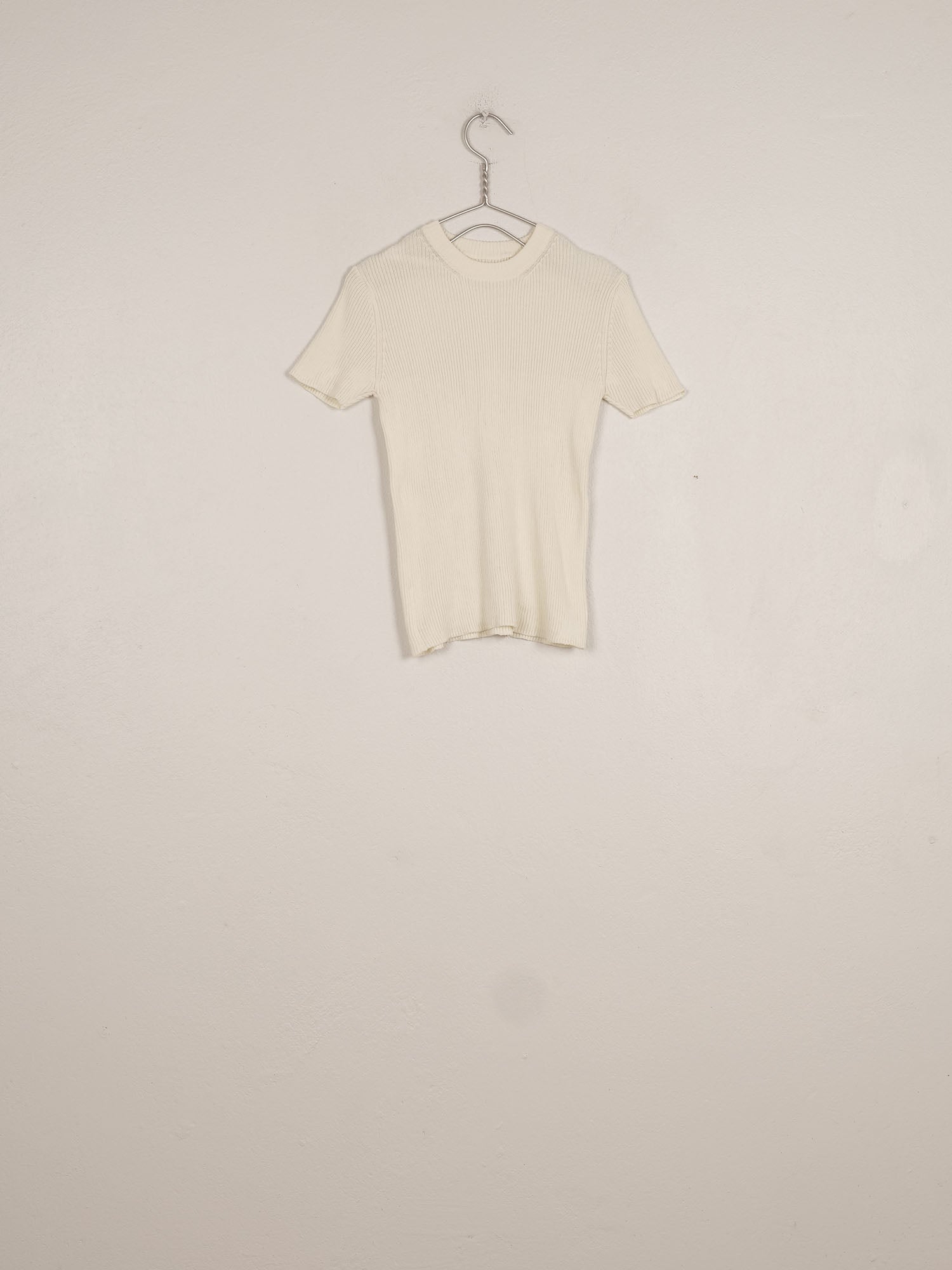 MII Mii en carte postale Grasse pull coton blanc S