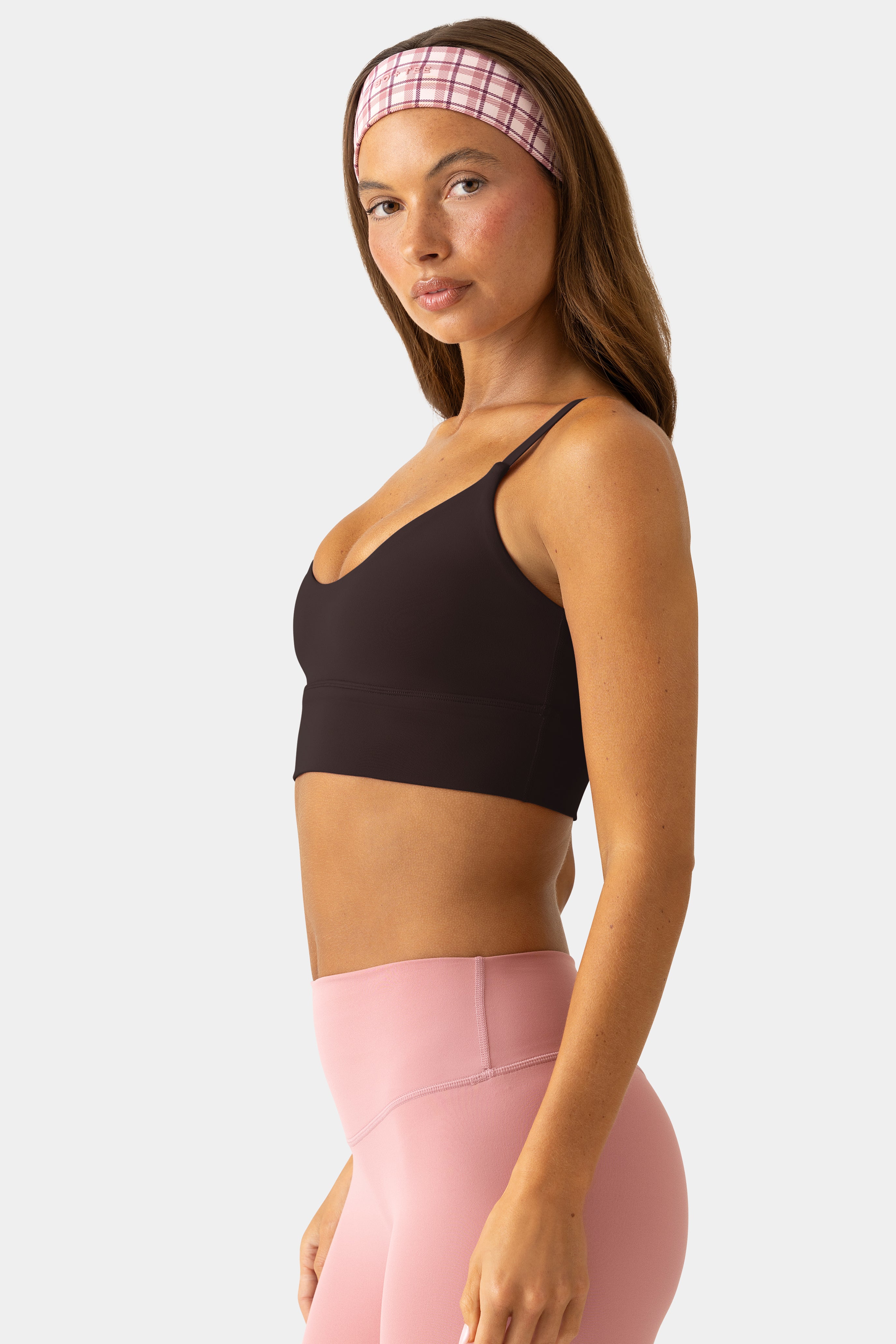 Oh Polly Bo+Tee brassière sport scoop espresso S