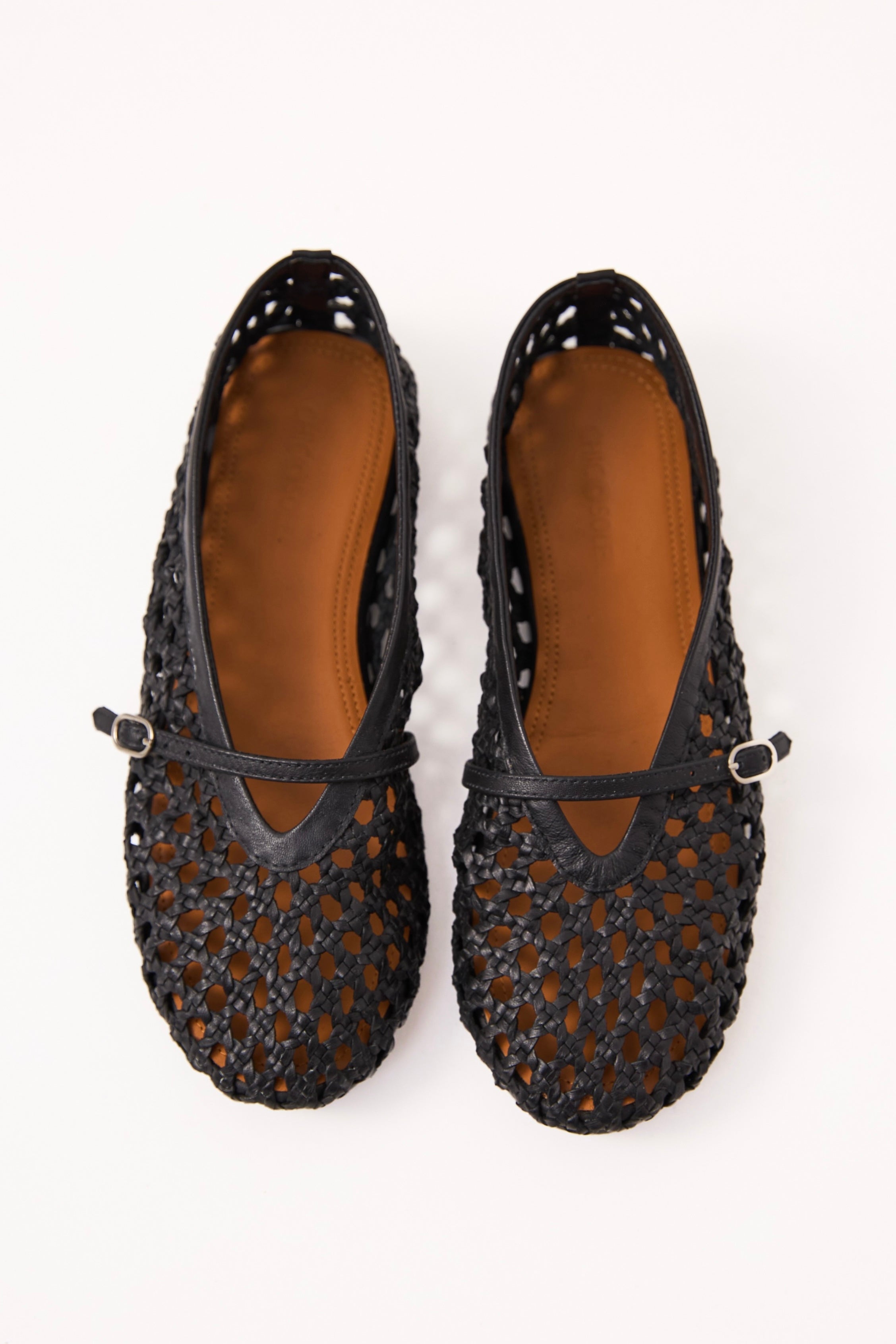 Chicosoleil Merry ballerine cuir noir Mary-Jane 36-41