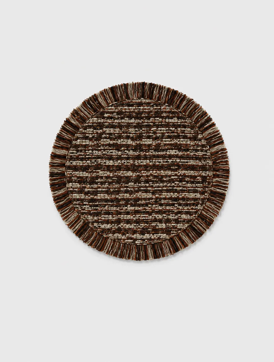 The Ethiquette Versailles set de table rond 35 cm tweed