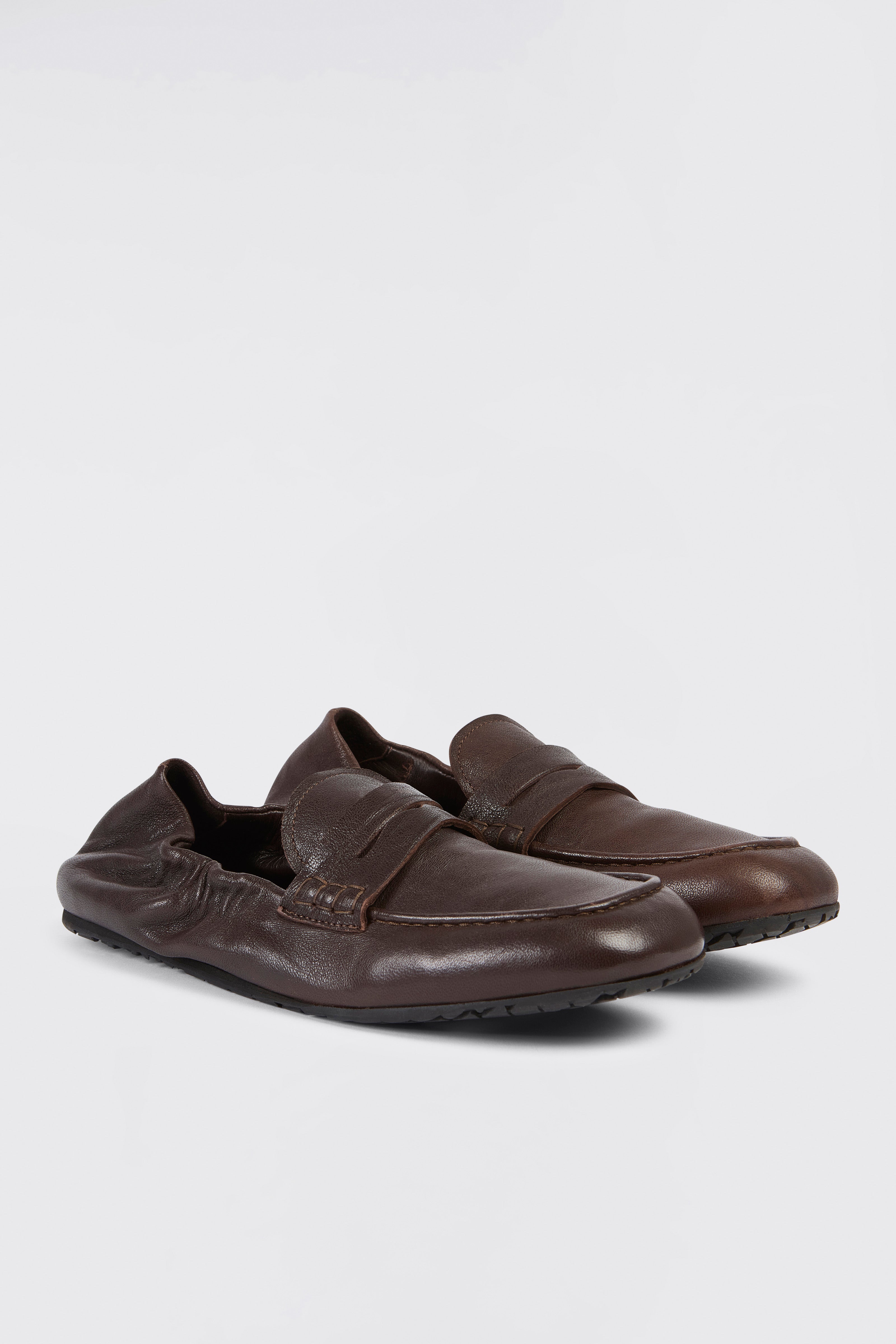 Liviana Conti Russell mocassin cuir fondente gomme