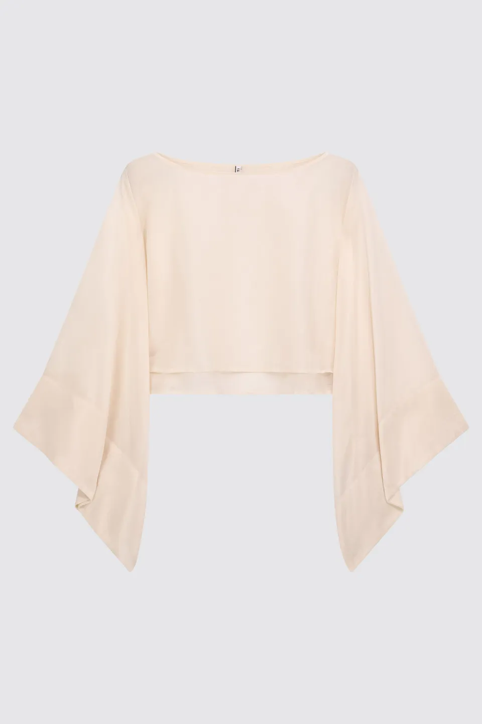 Liviana Conti Abnit poncho pomice coton soie