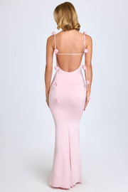 Oh Polly Aldona 8002 robe longue blush col coeur