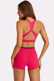 Bo+Tee Soft Active brassière sport rose maintien fort stretch