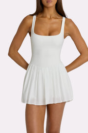 Oh Polly Bo+Tee Soft Active Robe Tennis Coconut dos ouvert