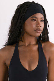 Bo+Tee Bandeau Sport Noir Lot 3 Largeurs Stretch