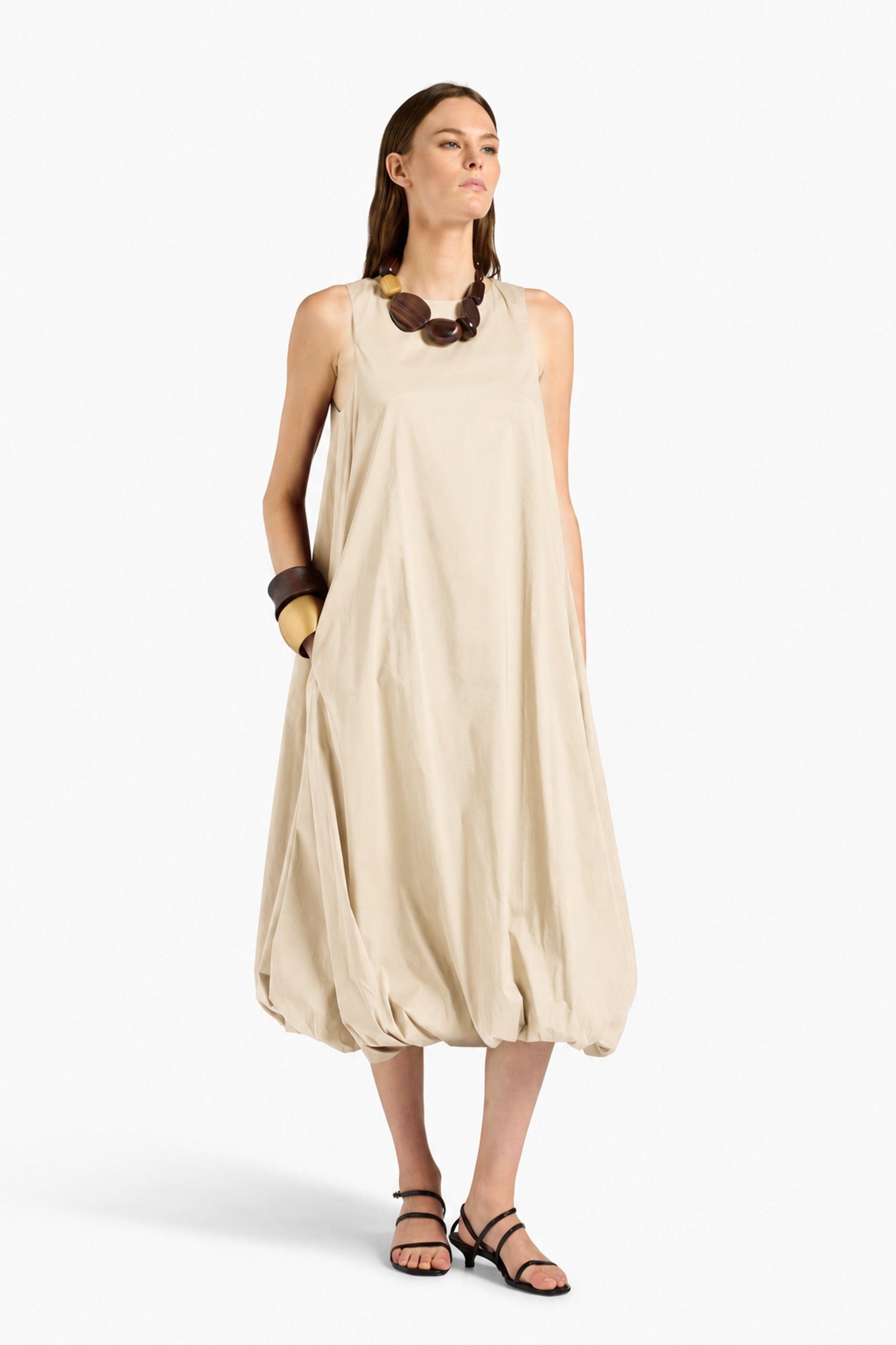 Liviana Conti Jeanne L6SK33 robe midi Terrarossa poches