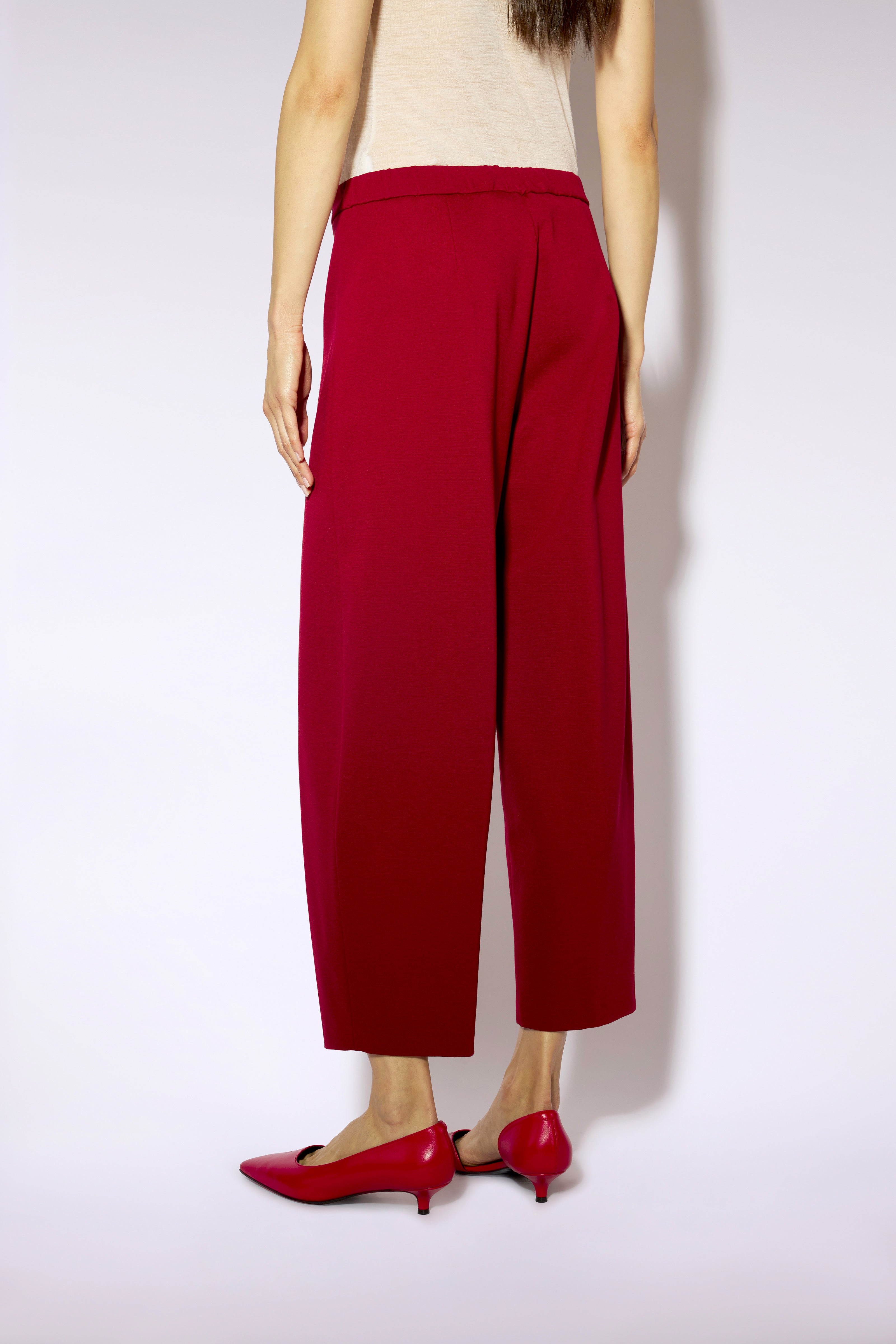 Liviana Conti Adam pantalon cropped noir droit