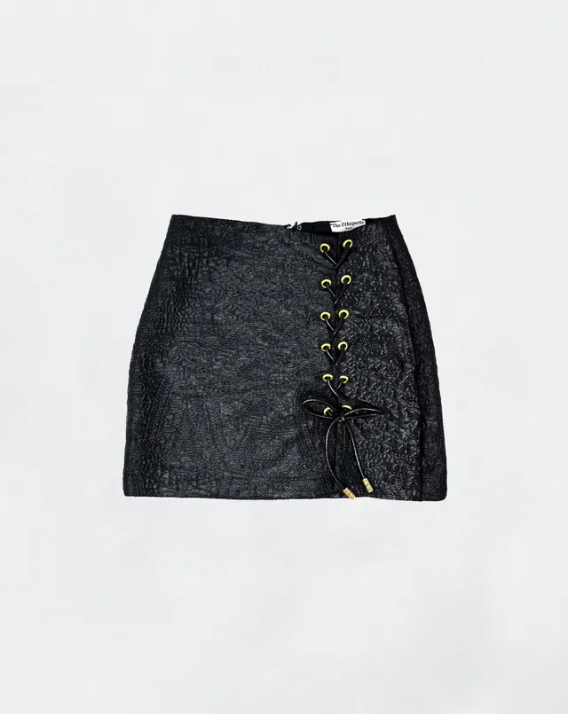 The Ethiquette Lola jupe jacquard 39 cm taille M