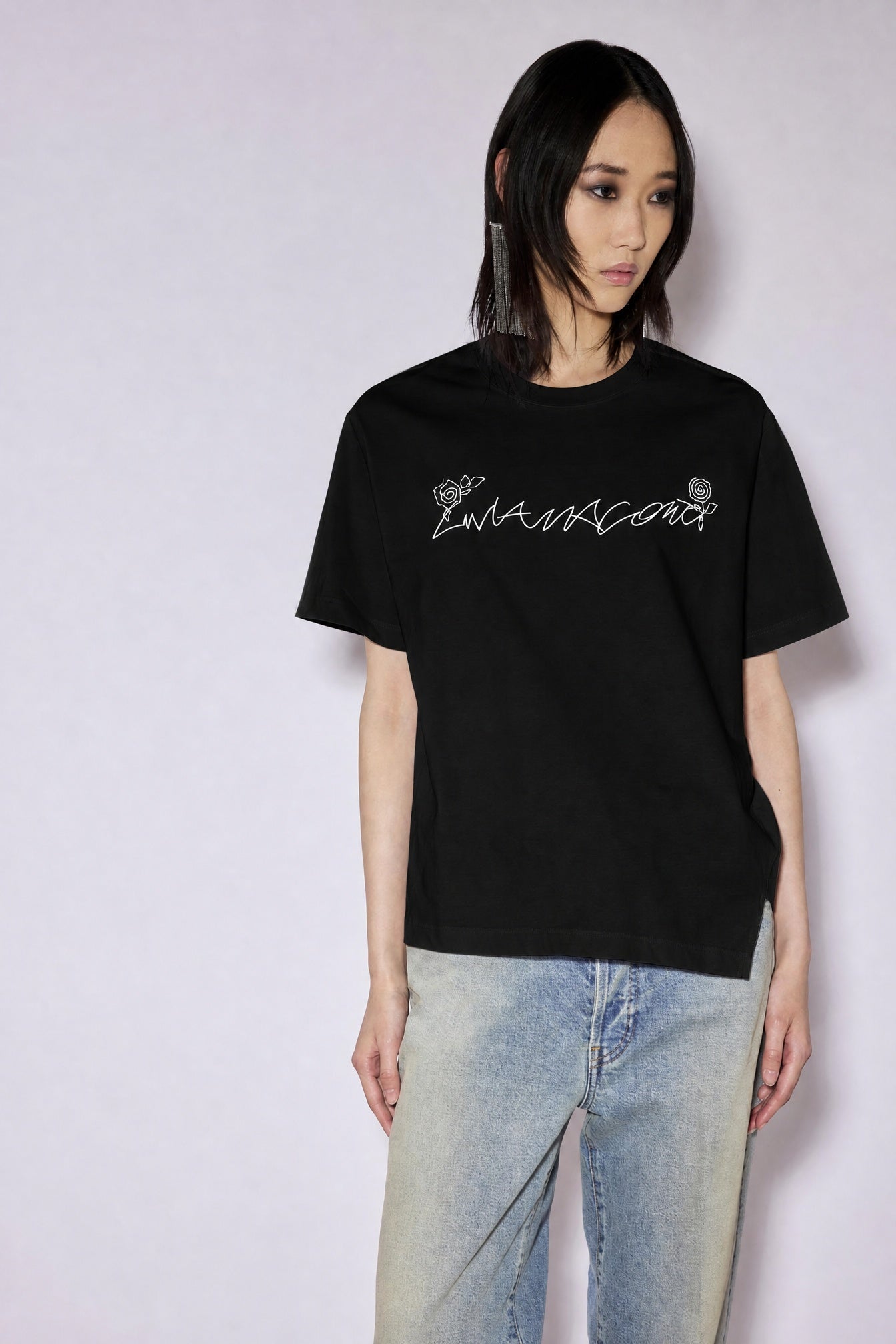 Liviana Conti Poppy t-shirt blanc logo jersey taille M