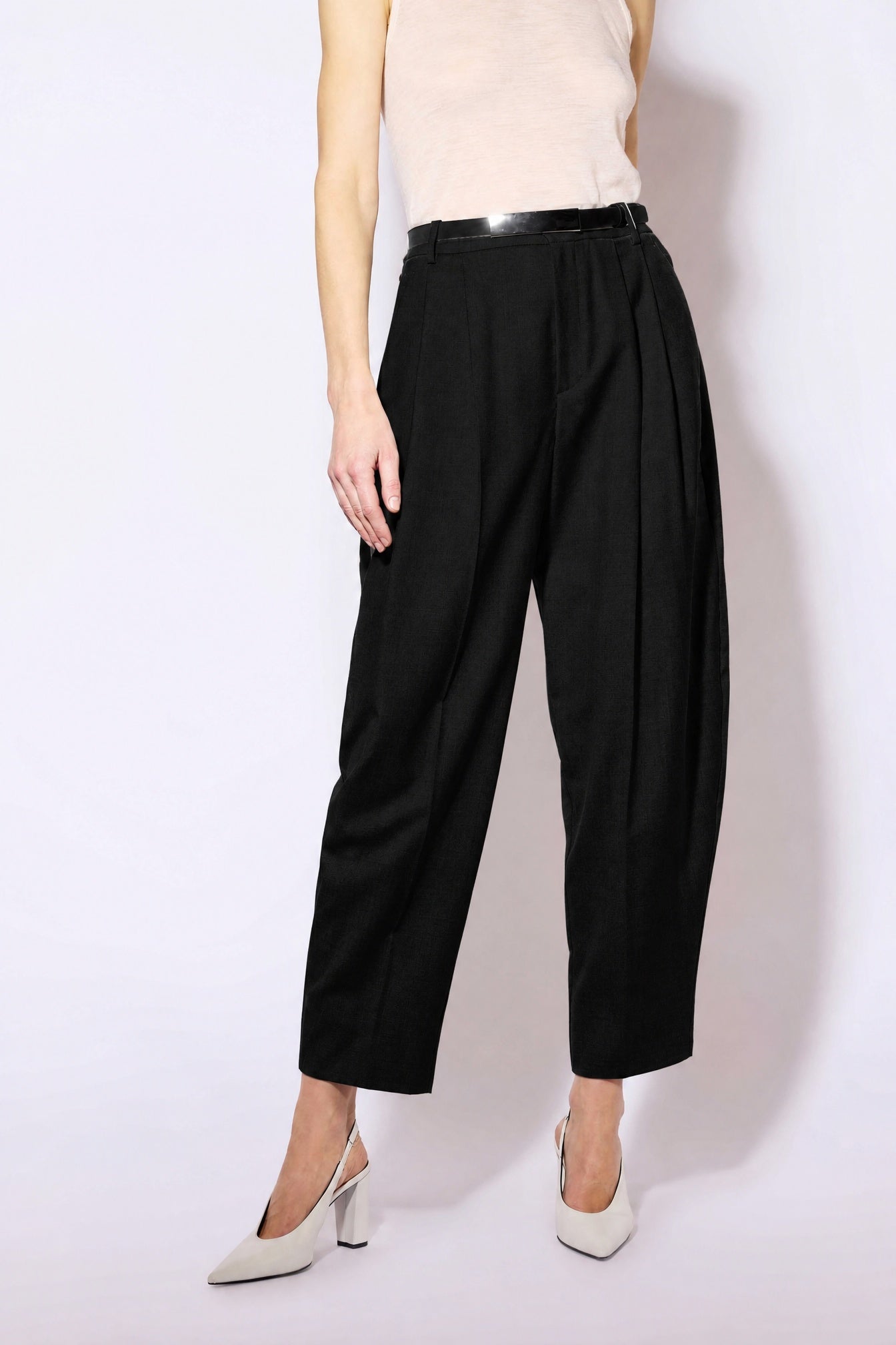 Liviana Conti Donald pantalon ballon laine noir