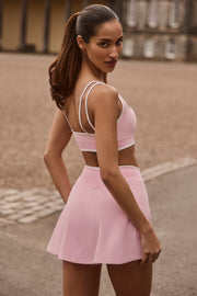 Oh Polly Bo+Tee Soft Active jupe-short rose poudre
