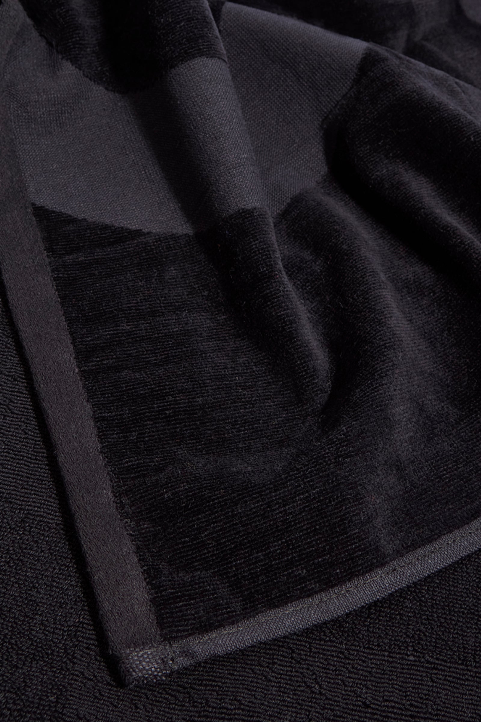 Liviana Conti Telo serviette de plage logo noir