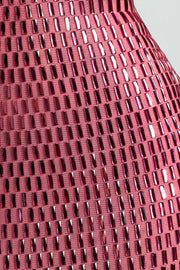 Oh Polly Amaya robe bustier longue pastèque strass