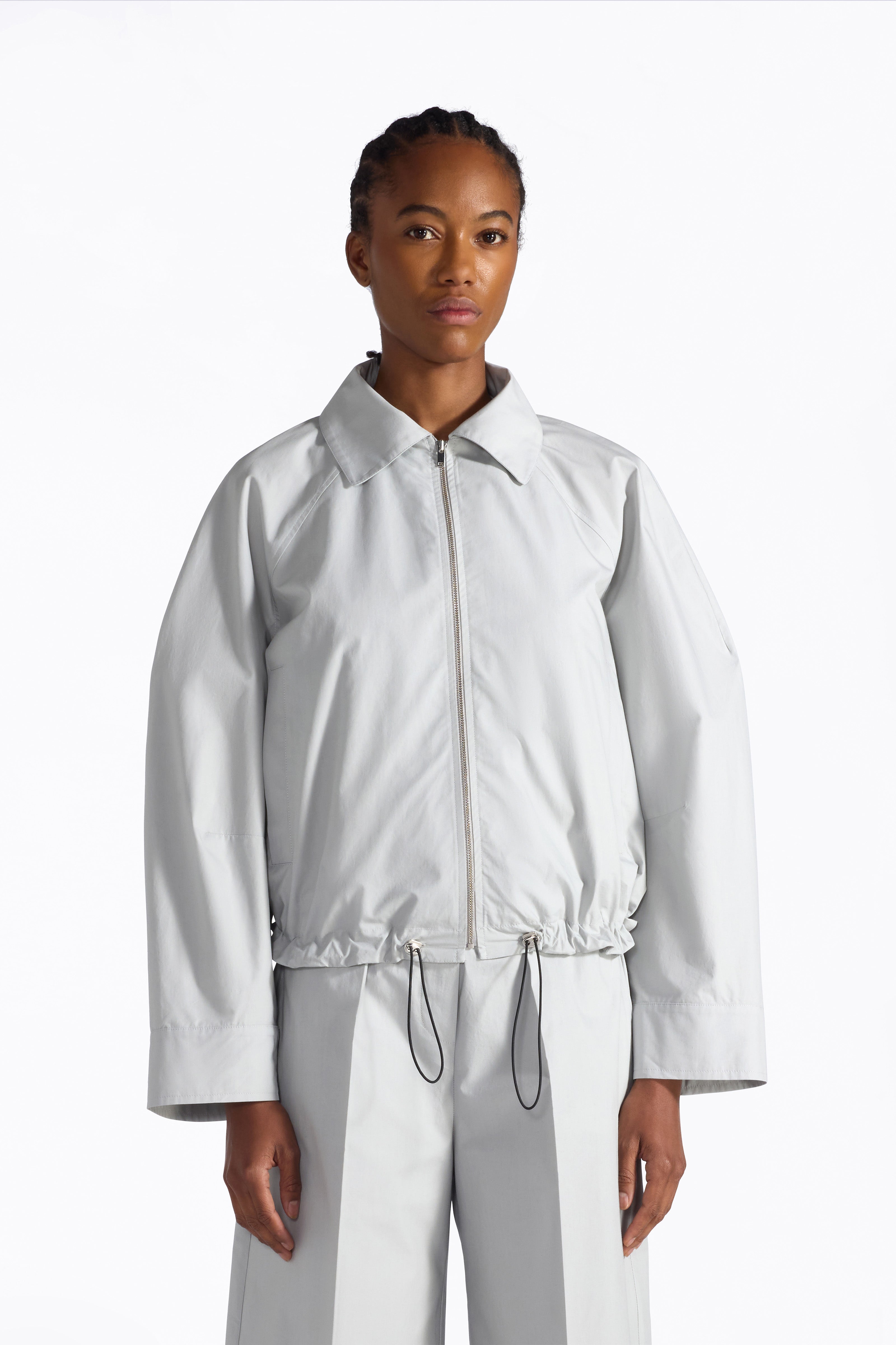 Liviana Conti Patrick veste crop popeline brezza